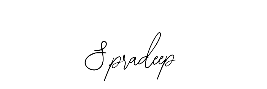 It looks lik you need a new signature style for name S.pradeep. Design unique handwritten (Bearetta-2O07w) signature with our free signature maker in just a few clicks. S.pradeep signature style 12 images and pictures png