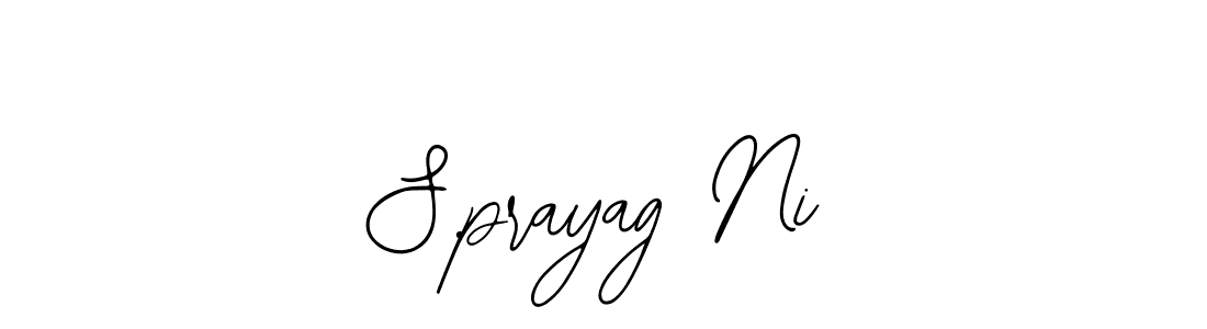 Make a beautiful signature design for name S.prayag Ni. With this signature (Bearetta-2O07w) style, you can create a handwritten signature for free. S.prayag Ni signature style 12 images and pictures png