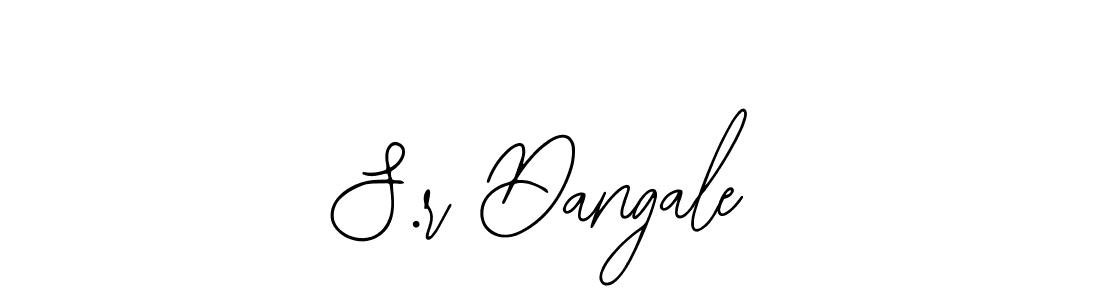 You should practise on your own different ways (Bearetta-2O07w) to write your name (S.r Dangale) in signature. don't let someone else do it for you. S.r Dangale signature style 12 images and pictures png