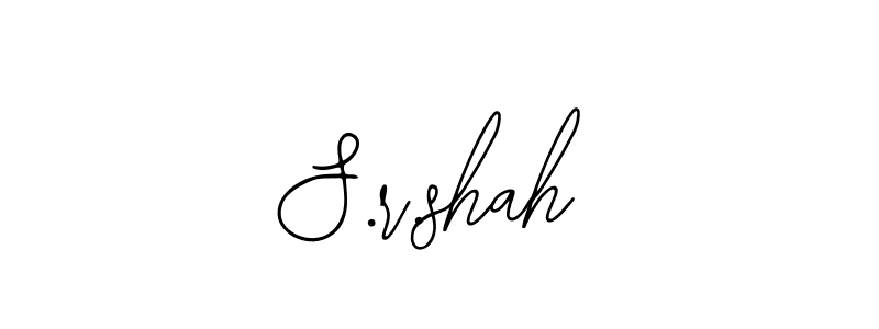 Make a beautiful signature design for name S.r.shah. Use this online signature maker to create a handwritten signature for free. S.r.shah signature style 12 images and pictures png