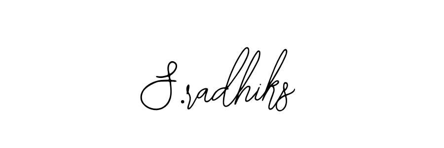 It looks lik you need a new signature style for name S.radhiks. Design unique handwritten (Bearetta-2O07w) signature with our free signature maker in just a few clicks. S.radhiks signature style 12 images and pictures png