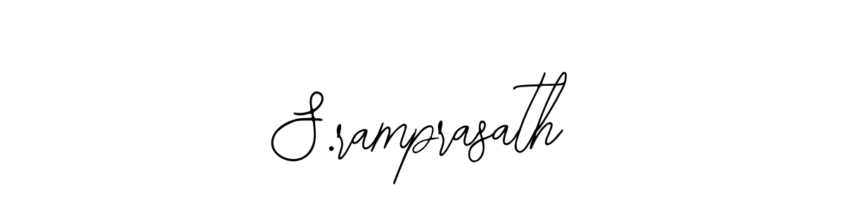 Also You can easily find your signature by using the search form. We will create S.ramprasath name handwritten signature images for you free of cost using Bearetta-2O07w sign style. S.ramprasath signature style 12 images and pictures png