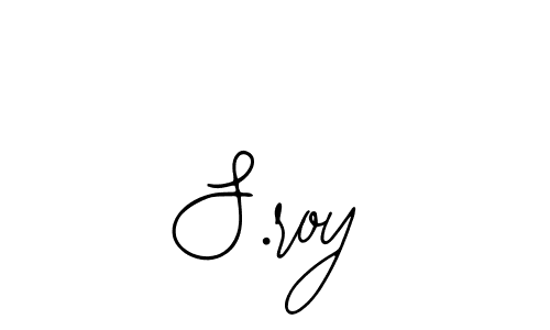 Create a beautiful signature design for name S.roy. With this signature (Bearetta-2O07w) fonts, you can make a handwritten signature for free. S.roy signature style 12 images and pictures png