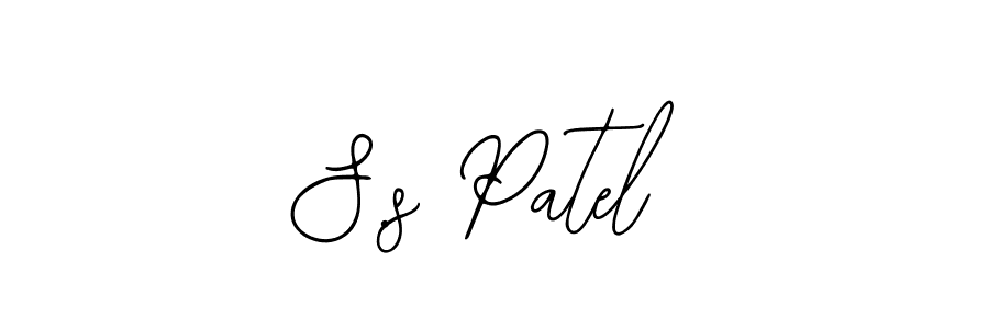 Design your own signature with our free online signature maker. With this signature software, you can create a handwritten (Bearetta-2O07w) signature for name S.s Patel. S.s Patel signature style 12 images and pictures png