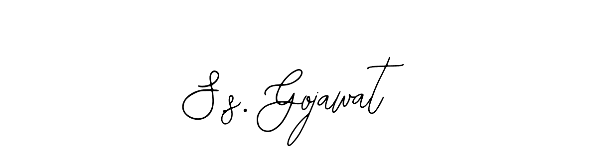 Similarly Bearetta-2O07w is the best handwritten signature design. Signature creator online .You can use it as an online autograph creator for name S.s. Gojawat. S.s. Gojawat signature style 12 images and pictures png