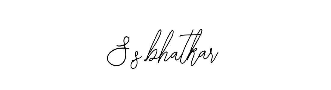 How to Draw S.s.bhatkar signature style? Bearetta-2O07w is a latest design signature styles for name S.s.bhatkar. S.s.bhatkar signature style 12 images and pictures png