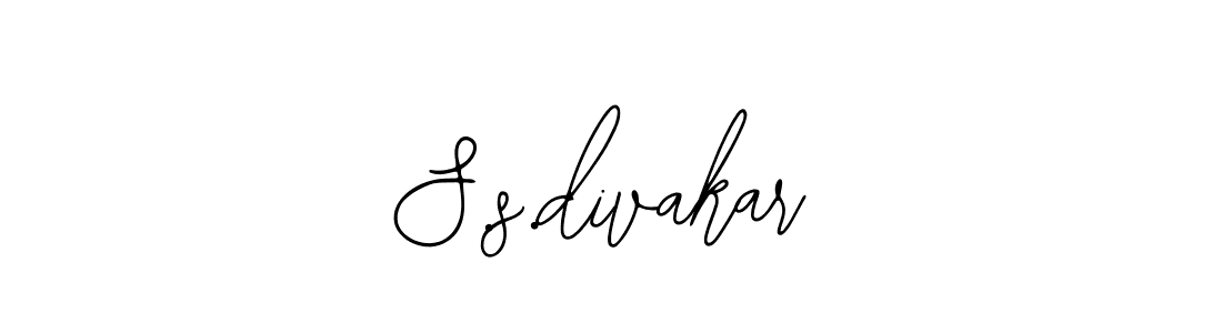 Design your own signature with our free online signature maker. With this signature software, you can create a handwritten (Bearetta-2O07w) signature for name S.s.divakar. S.s.divakar signature style 12 images and pictures png