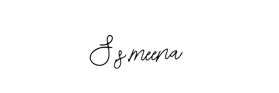 Design your own signature with our free online signature maker. With this signature software, you can create a handwritten (Bearetta-2O07w) signature for name S.s.meena. S.s.meena signature style 12 images and pictures png