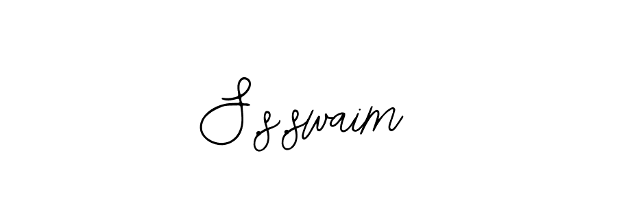 Also we have S.s.swaim name is the best signature style. Create professional handwritten signature collection using Bearetta-2O07w autograph style. S.s.swaim signature style 12 images and pictures png