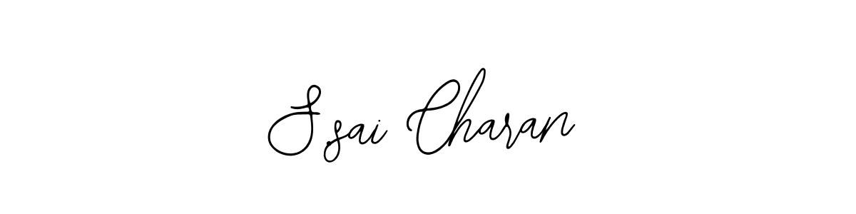 Use a signature maker to create a handwritten signature online. With this signature software, you can design (Bearetta-2O07w) your own signature for name S.sai Charan. S.sai Charan signature style 12 images and pictures png