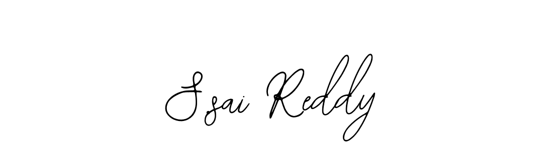 The best way (Bearetta-2O07w) to make a short signature is to pick only two or three words in your name. The name S.sai Reddy include a total of six letters. For converting this name. S.sai Reddy signature style 12 images and pictures png