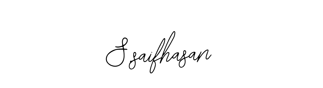You should practise on your own different ways (Bearetta-2O07w) to write your name (S.saifhasan) in signature. don't let someone else do it for you. S.saifhasan signature style 12 images and pictures png