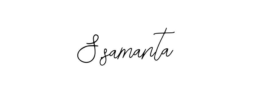 How to make S.samanta signature? Bearetta-2O07w is a professional autograph style. Create handwritten signature for S.samanta name. S.samanta signature style 12 images and pictures png