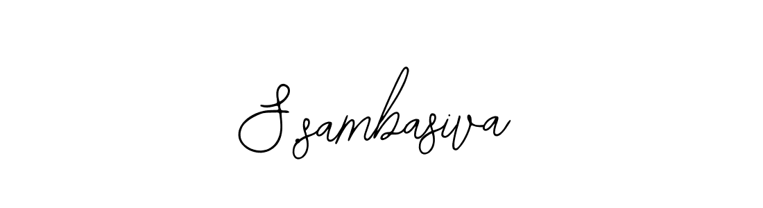 Also You can easily find your signature by using the search form. We will create S.sambasiva name handwritten signature images for you free of cost using Bearetta-2O07w sign style. S.sambasiva signature style 12 images and pictures png