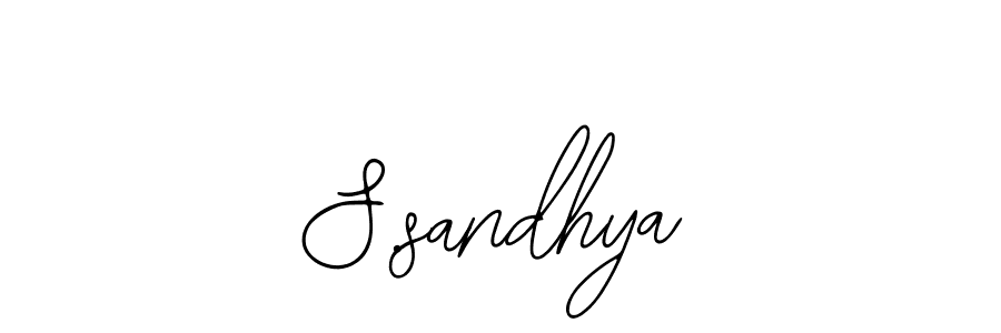 Make a beautiful signature design for name S.sandhya. With this signature (Bearetta-2O07w) style, you can create a handwritten signature for free. S.sandhya signature style 12 images and pictures png