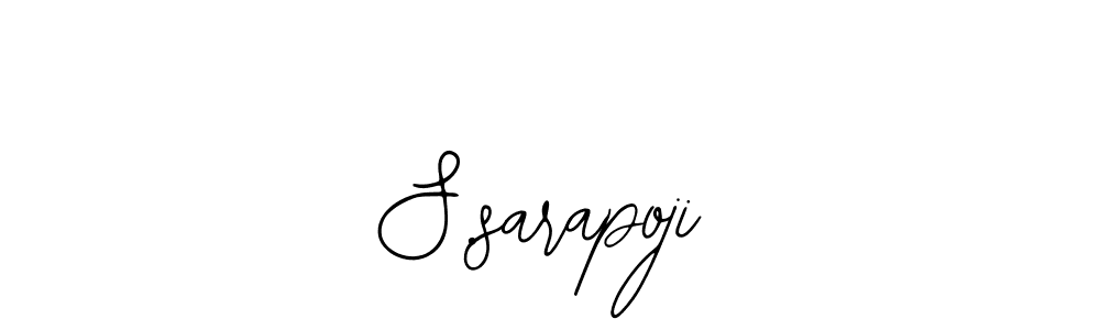 Make a beautiful signature design for name S.sarapoji. Use this online signature maker to create a handwritten signature for free. S.sarapoji signature style 12 images and pictures png