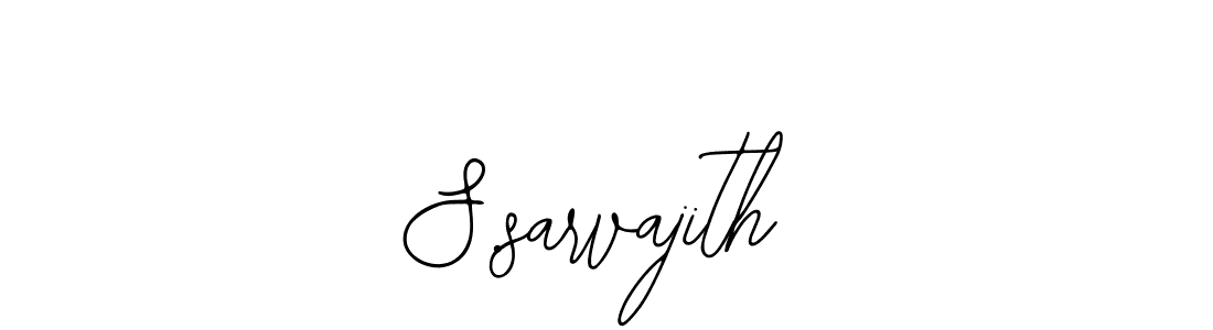 Design your own signature with our free online signature maker. With this signature software, you can create a handwritten (Bearetta-2O07w) signature for name S.sarvajith. S.sarvajith signature style 12 images and pictures png