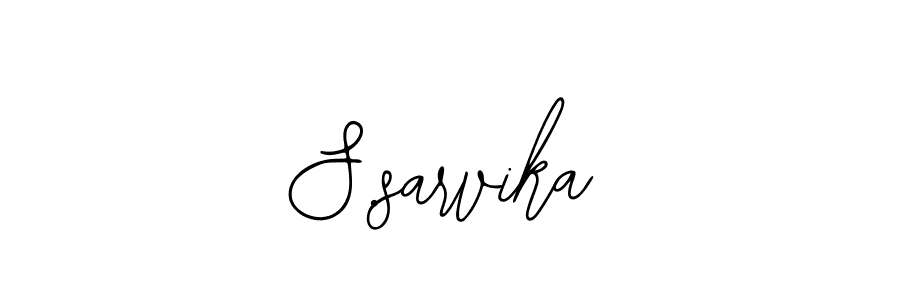 Make a beautiful signature design for name S.sarvika. With this signature (Bearetta-2O07w) style, you can create a handwritten signature for free. S.sarvika signature style 12 images and pictures png