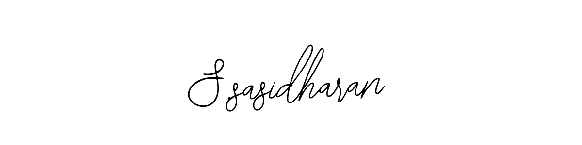 Design your own signature with our free online signature maker. With this signature software, you can create a handwritten (Bearetta-2O07w) signature for name S.sasidharan. S.sasidharan signature style 12 images and pictures png