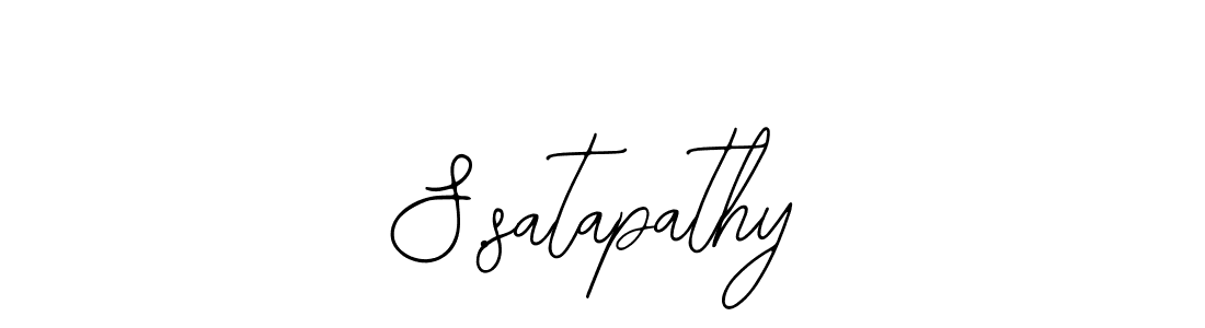 Use a signature maker to create a handwritten signature online. With this signature software, you can design (Bearetta-2O07w) your own signature for name S.satapathy. S.satapathy signature style 12 images and pictures png