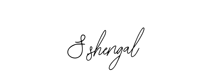 Use a signature maker to create a handwritten signature online. With this signature software, you can design (Bearetta-2O07w) your own signature for name S.shengal. S.shengal signature style 12 images and pictures png