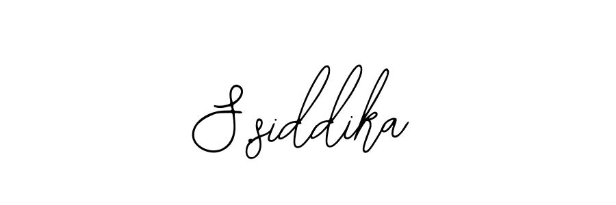 Also we have S.siddika name is the best signature style. Create professional handwritten signature collection using Bearetta-2O07w autograph style. S.siddika signature style 12 images and pictures png