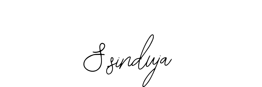 Create a beautiful signature design for name S.sinduja. With this signature (Bearetta-2O07w) fonts, you can make a handwritten signature for free. S.sinduja signature style 12 images and pictures png