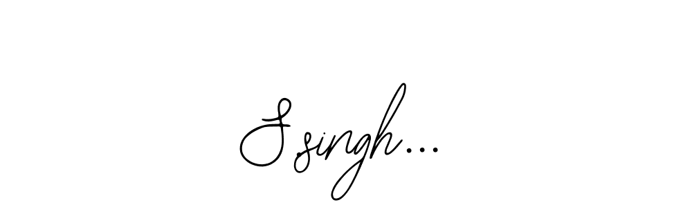if you are searching for the best signature style for your name S.singh.... so please give up your signature search. here we have designed multiple signature styles  using Bearetta-2O07w. S.singh... signature style 12 images and pictures png