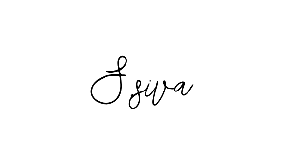 Design your own signature with our free online signature maker. With this signature software, you can create a handwritten (Bearetta-2O07w) signature for name S.siva. S.siva signature style 12 images and pictures png