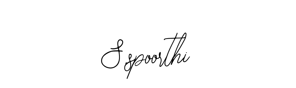 How to Draw S.spoorthi signature style? Bearetta-2O07w is a latest design signature styles for name S.spoorthi. S.spoorthi signature style 12 images and pictures png