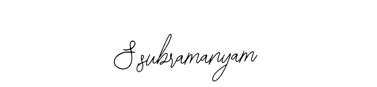 It looks lik you need a new signature style for name S.subramanyam. Design unique handwritten (Bearetta-2O07w) signature with our free signature maker in just a few clicks. S.subramanyam signature style 12 images and pictures png