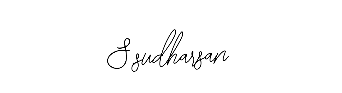 You should practise on your own different ways (Bearetta-2O07w) to write your name (S.sudharsan) in signature. don't let someone else do it for you. S.sudharsan signature style 12 images and pictures png