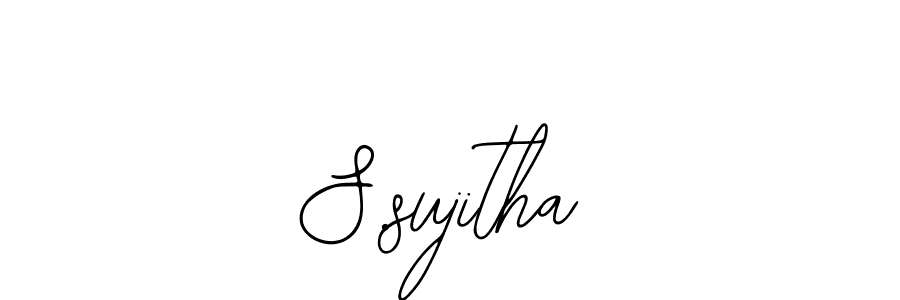 See photos of S.sujitha official signature by Spectra . Check more albums & portfolios. Read reviews & check more about Bearetta-2O07w font. S.sujitha signature style 12 images and pictures png