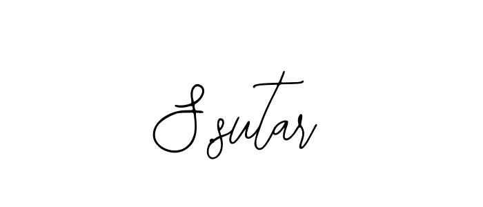 Create a beautiful signature design for name S.sutar. With this signature (Bearetta-2O07w) fonts, you can make a handwritten signature for free. S.sutar signature style 12 images and pictures png