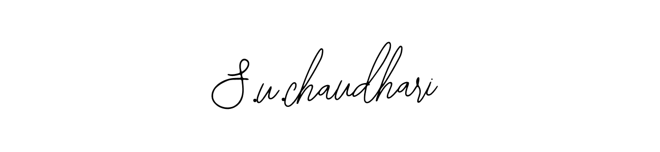 Best and Professional Signature Style for S.u.chaudhari. Bearetta-2O07w Best Signature Style Collection. S.u.chaudhari signature style 12 images and pictures png