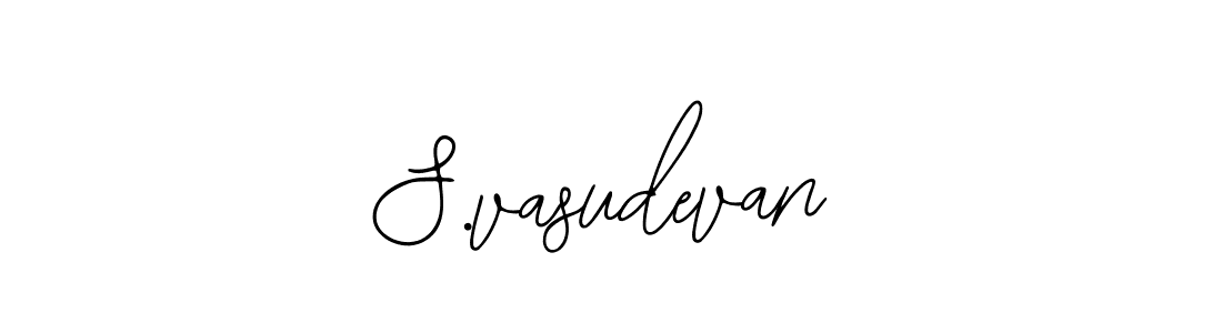 Use a signature maker to create a handwritten signature online. With this signature software, you can design (Bearetta-2O07w) your own signature for name S.vasudevan. S.vasudevan signature style 12 images and pictures png