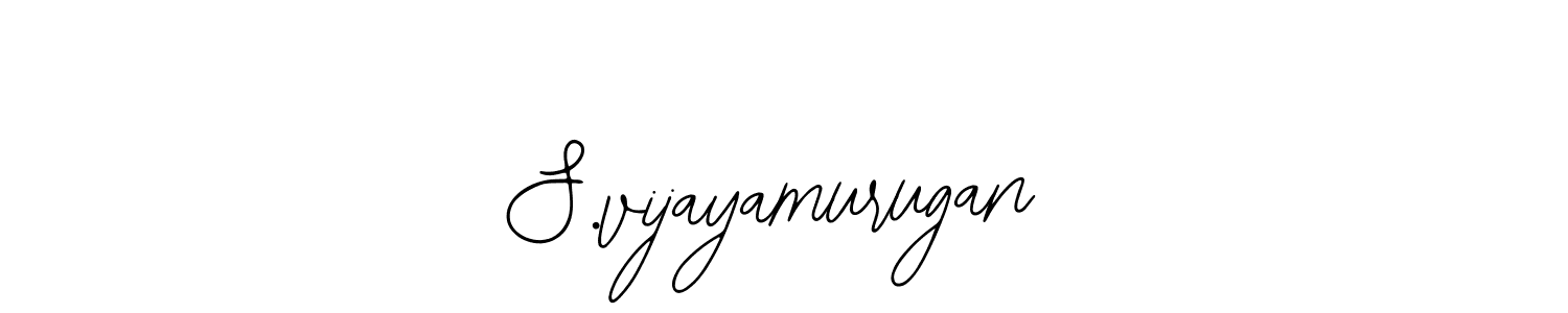How to make S.vijayamurugan signature? Bearetta-2O07w is a professional autograph style. Create handwritten signature for S.vijayamurugan name. S.vijayamurugan signature style 12 images and pictures png