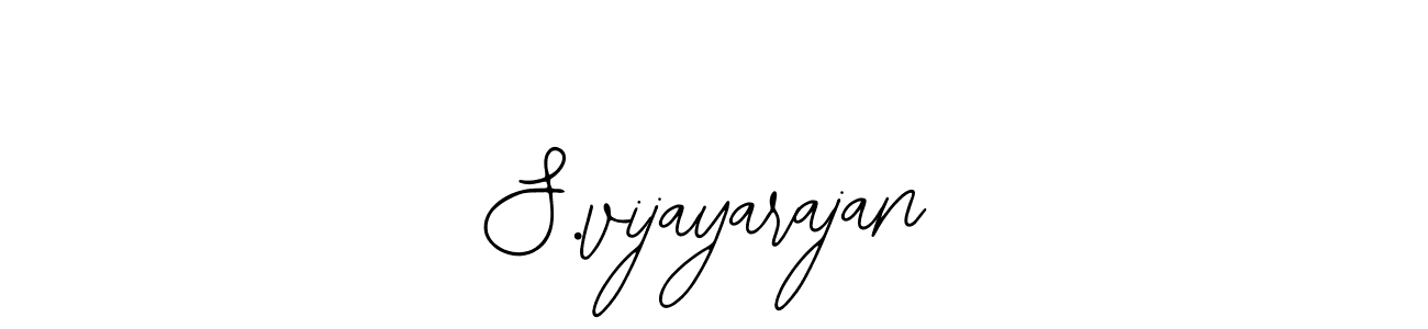 Bearetta-2O07w is a professional signature style that is perfect for those who want to add a touch of class to their signature. It is also a great choice for those who want to make their signature more unique. Get S.vijayarajan name to fancy signature for free. S.vijayarajan signature style 12 images and pictures png