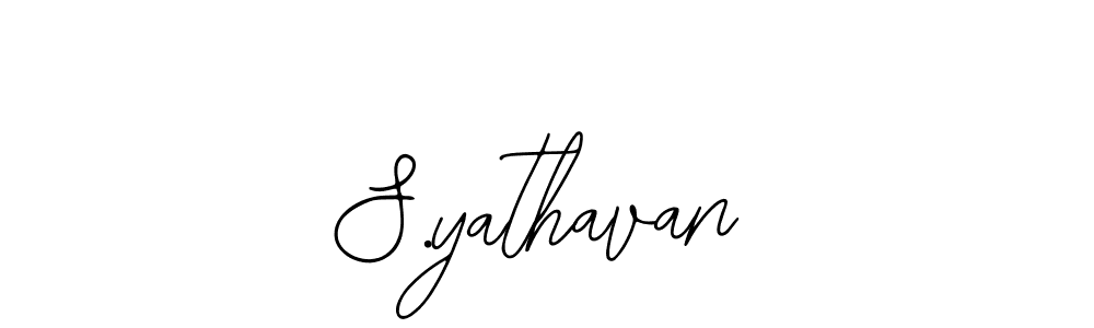 How to Draw S.yathavan signature style? Bearetta-2O07w is a latest design signature styles for name S.yathavan. S.yathavan signature style 12 images and pictures png