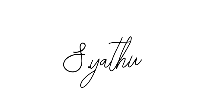 Make a beautiful signature design for name S.yathu. Use this online signature maker to create a handwritten signature for free. S.yathu signature style 12 images and pictures png