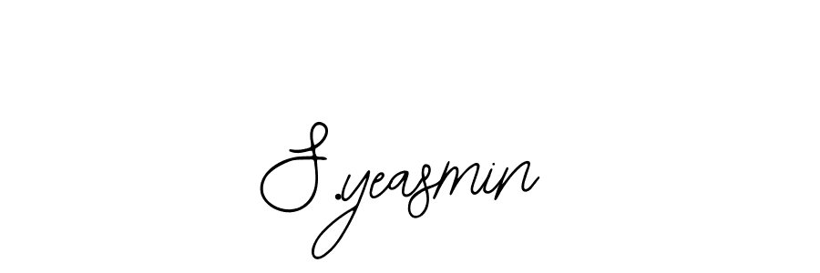 Make a beautiful signature design for name S.yeasmin. Use this online signature maker to create a handwritten signature for free. S.yeasmin signature style 12 images and pictures png