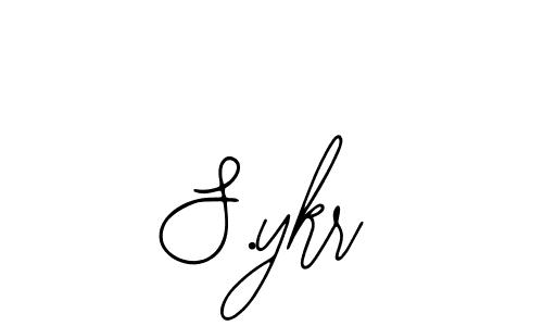 S.ykr stylish signature style. Best Handwritten Sign (Bearetta-2O07w) for my name. Handwritten Signature Collection Ideas for my name S.ykr. S.ykr signature style 12 images and pictures png