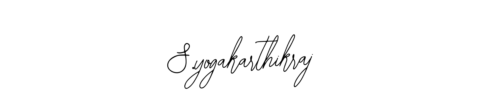 Also we have S.yogakarthikraj name is the best signature style. Create professional handwritten signature collection using Bearetta-2O07w autograph style. S.yogakarthikraj signature style 12 images and pictures png