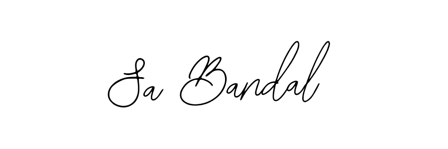 Also You can easily find your signature by using the search form. We will create Sa Bandal name handwritten signature images for you free of cost using Bearetta-2O07w sign style. Sa Bandal signature style 12 images and pictures png