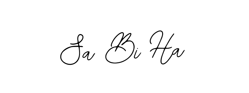 Create a beautiful signature design for name Sa Bi Ha. With this signature (Bearetta-2O07w) fonts, you can make a handwritten signature for free. Sa Bi Ha signature style 12 images and pictures png
