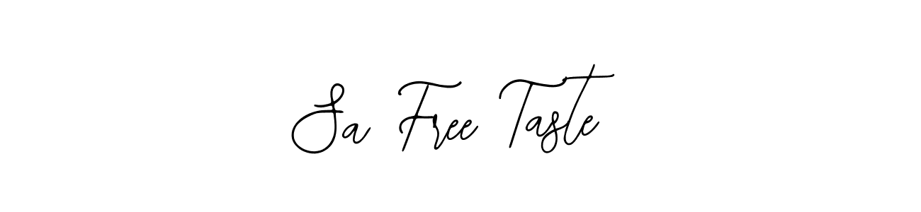 Design your own signature with our free online signature maker. With this signature software, you can create a handwritten (Bearetta-2O07w) signature for name Sa Free Taste. Sa Free Taste signature style 12 images and pictures png