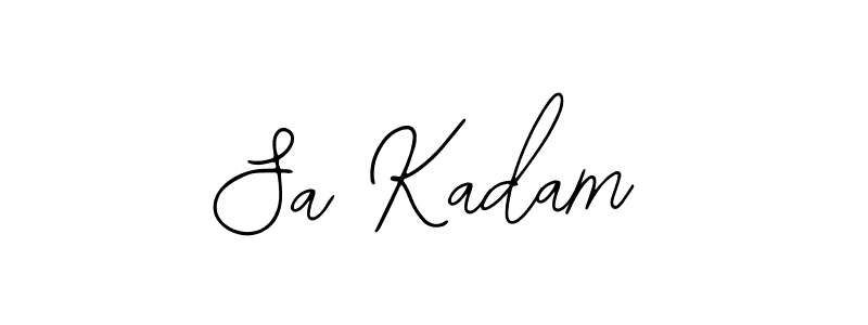 Make a beautiful signature design for name Sa Kadam. With this signature (Bearetta-2O07w) style, you can create a handwritten signature for free. Sa Kadam signature style 12 images and pictures png