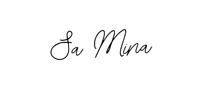 It looks lik you need a new signature style for name Sa Mina. Design unique handwritten (Bearetta-2O07w) signature with our free signature maker in just a few clicks. Sa Mina signature style 12 images and pictures png