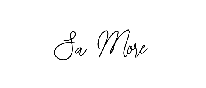 Use a signature maker to create a handwritten signature online. With this signature software, you can design (Bearetta-2O07w) your own signature for name Sa More. Sa More signature style 12 images and pictures png