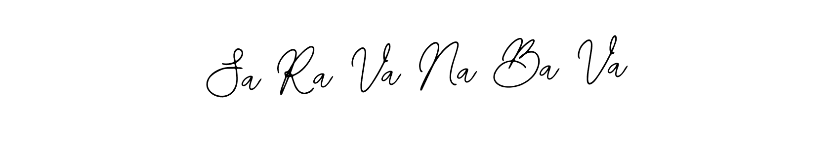 You should practise on your own different ways (Bearetta-2O07w) to write your name (Sa Ra Va Na Ba Va) in signature. don't let someone else do it for you. Sa Ra Va Na Ba Va signature style 12 images and pictures png